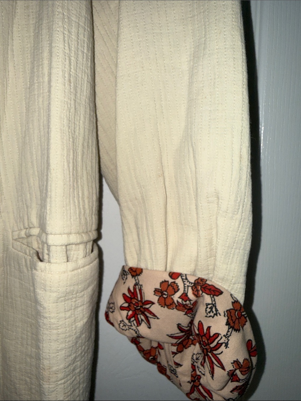 Free People Paisley-Print Top in Red, Black and Cream. Never worn - Picture 4 of 5